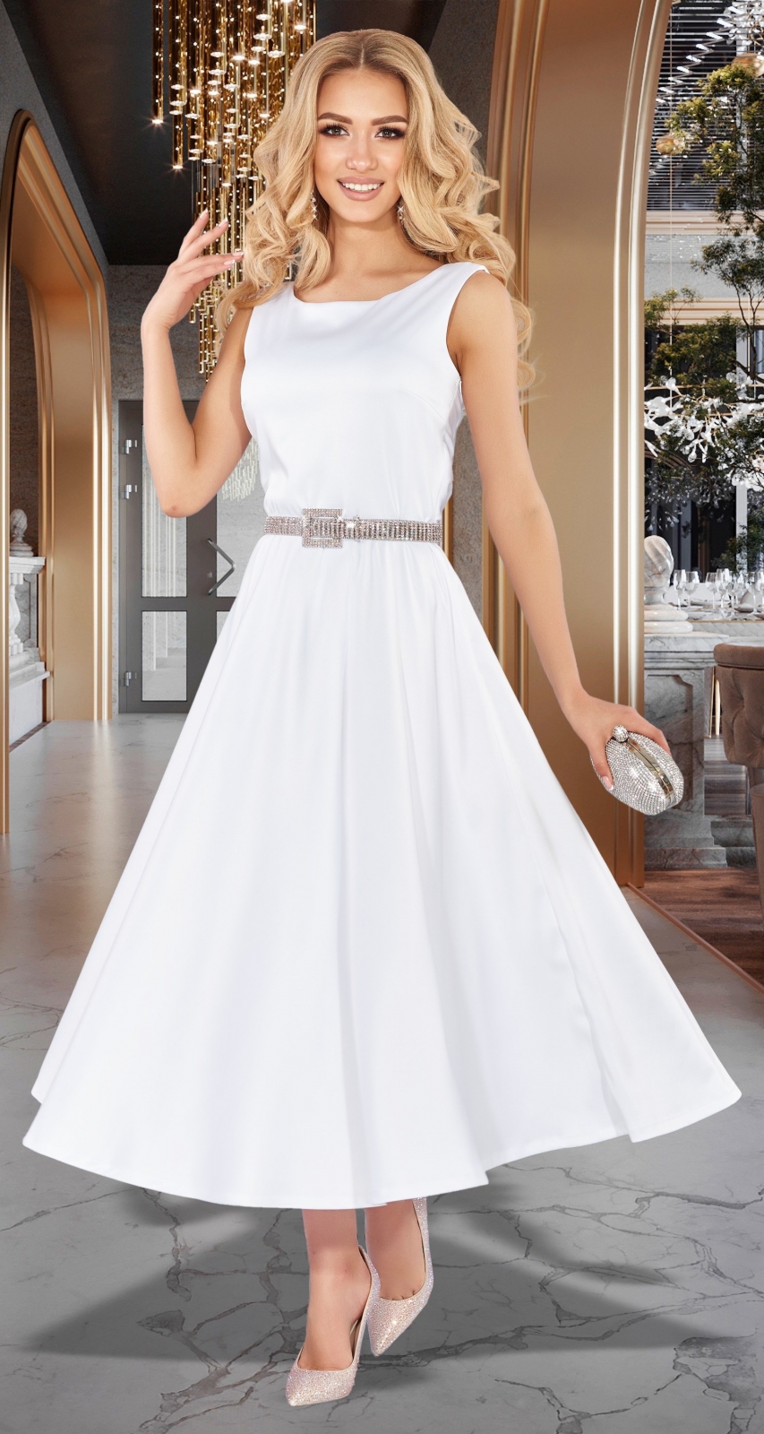 Платье белое – интернет-магазин женской дизайнерской одежды MilaMarsel